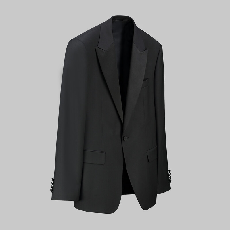 Berardi Nomos Sabit Yaka Slim Fit Siyah Smokin - SARAR