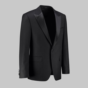 Berardi Siyah Nomos Sabit Yaka Slim Fit Smokin - SARAR