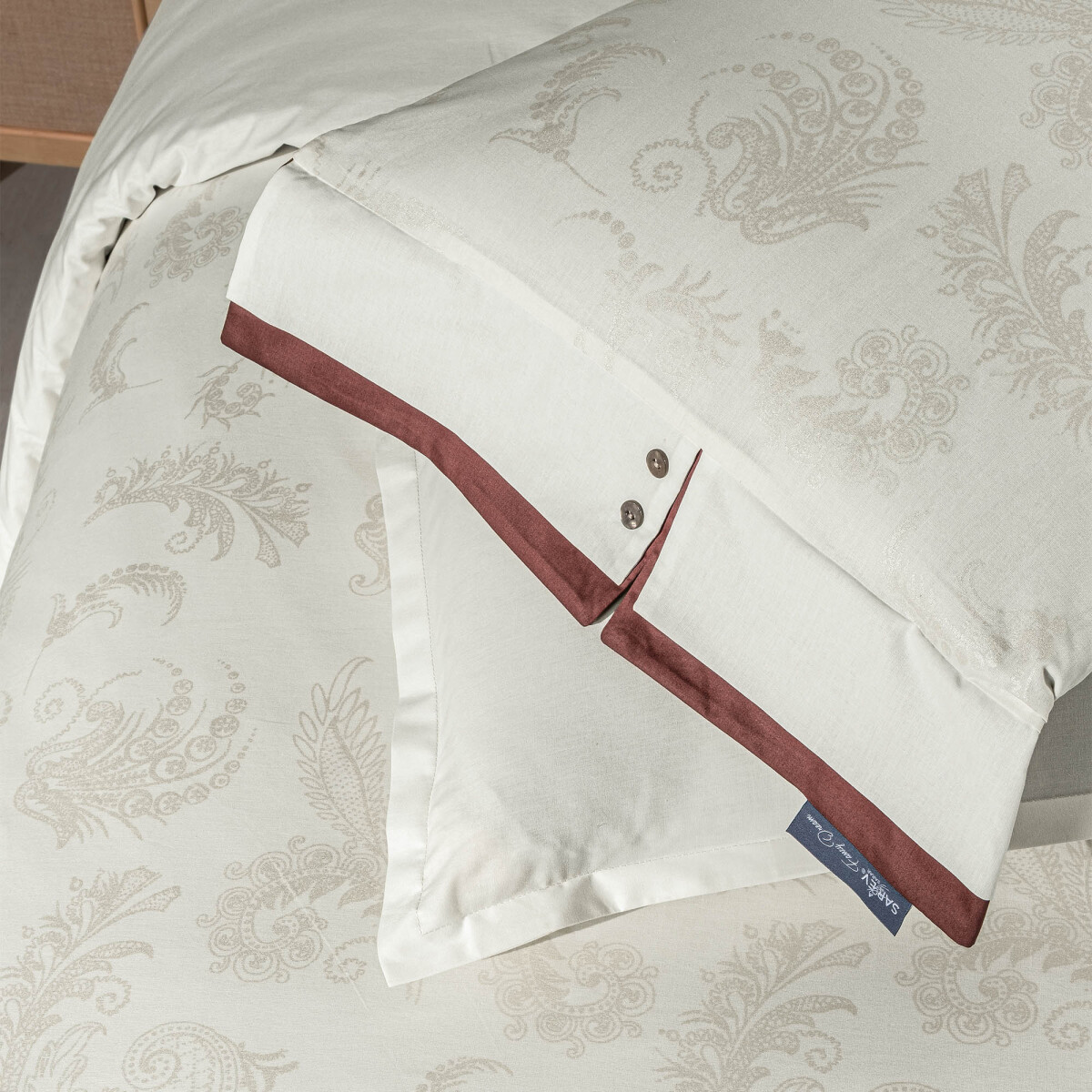 Bimala Fancy Nevresim Takımı King Size Ekru - 5