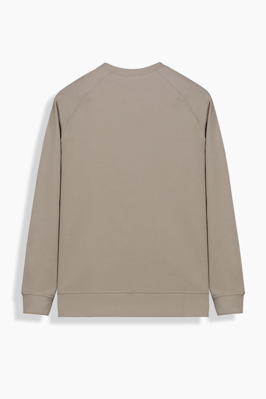 Bisiklet Yaka Bej Sweatshirt - INTERVIEW (1)