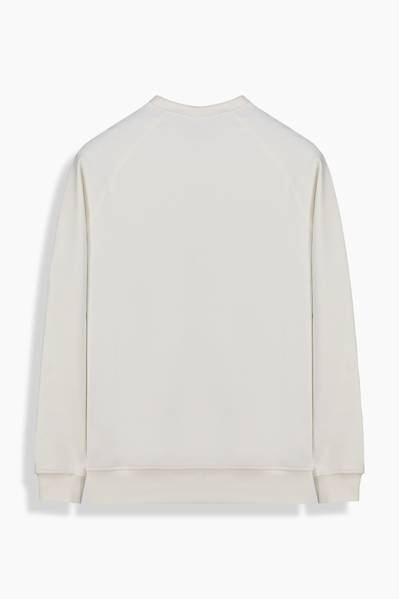 Bisiklet Yaka Ekru Sweatshirt - 2