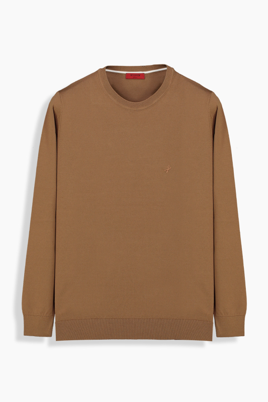 Bisiklet Yaka Mocha Triko - INTERVIEW