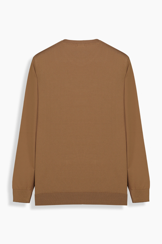 Bisiklet Yaka Mocha Triko - INTERVIEW