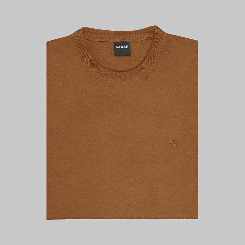 Bisiklet Yaka Tarçın Triko - SARAR