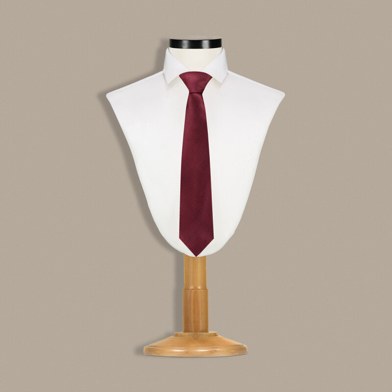 Bordo Renk Düz Kravat C122 