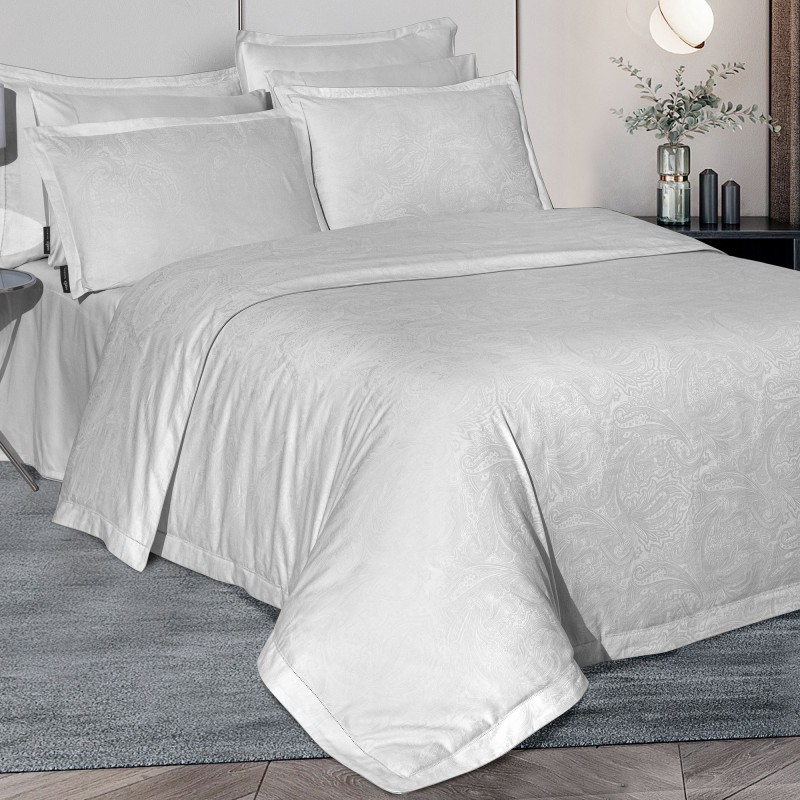 Borendo Saten Nevresim Takımı King Size Gri - SAREV