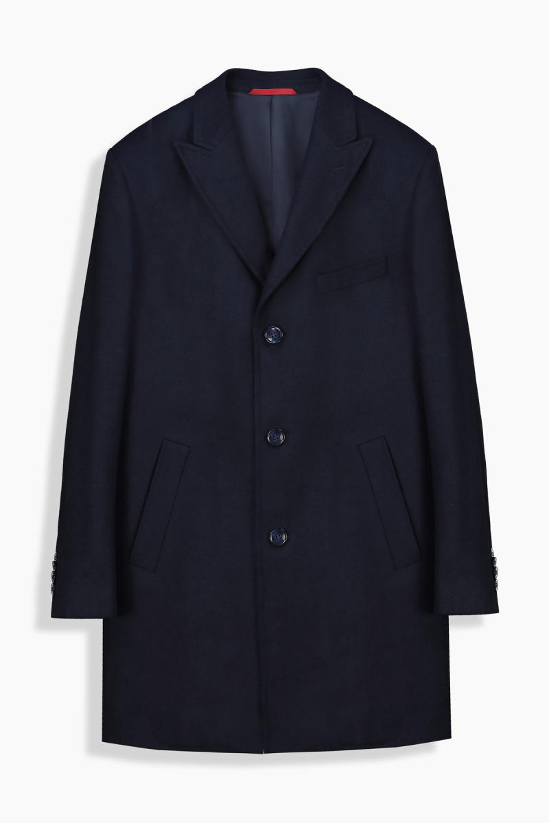 Boyco Slim Lacivert Palto - 1