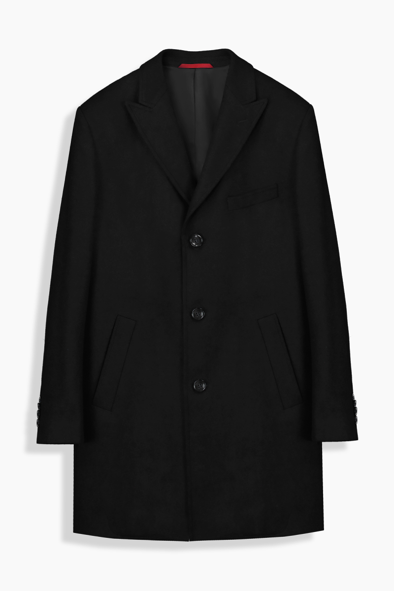 Boyco Slim Siyah Palto - 1