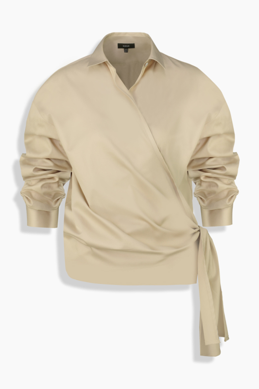 Bresse Koyu Bej Gömlek - SARAR WOMAN