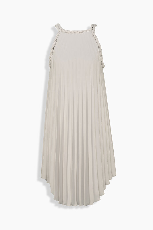 Aveline Mini Taş Rengi Elbise - SARAR WOMAN