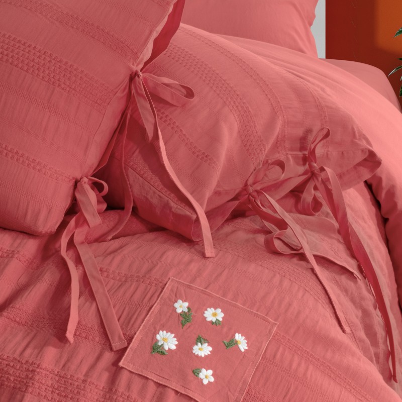 Candy Tek Kişilik Nevresim Takımı Pembe - SAREV