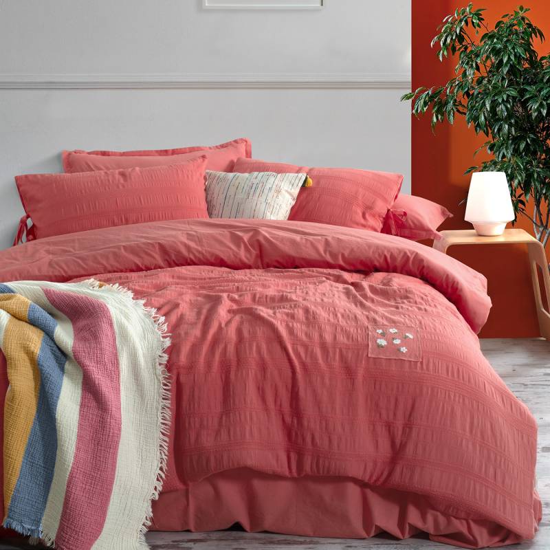 Candy Tek Kişilik Nevresim Takımı Pembe - 1