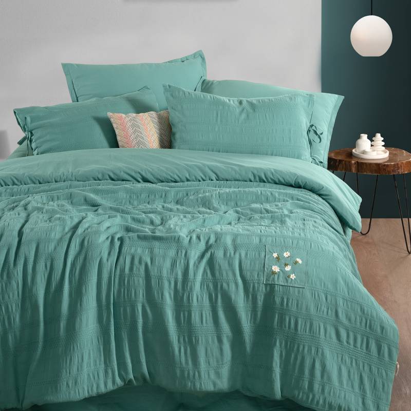 Candy Çift Kişilik Nevresim Takımı Yeşil - 1