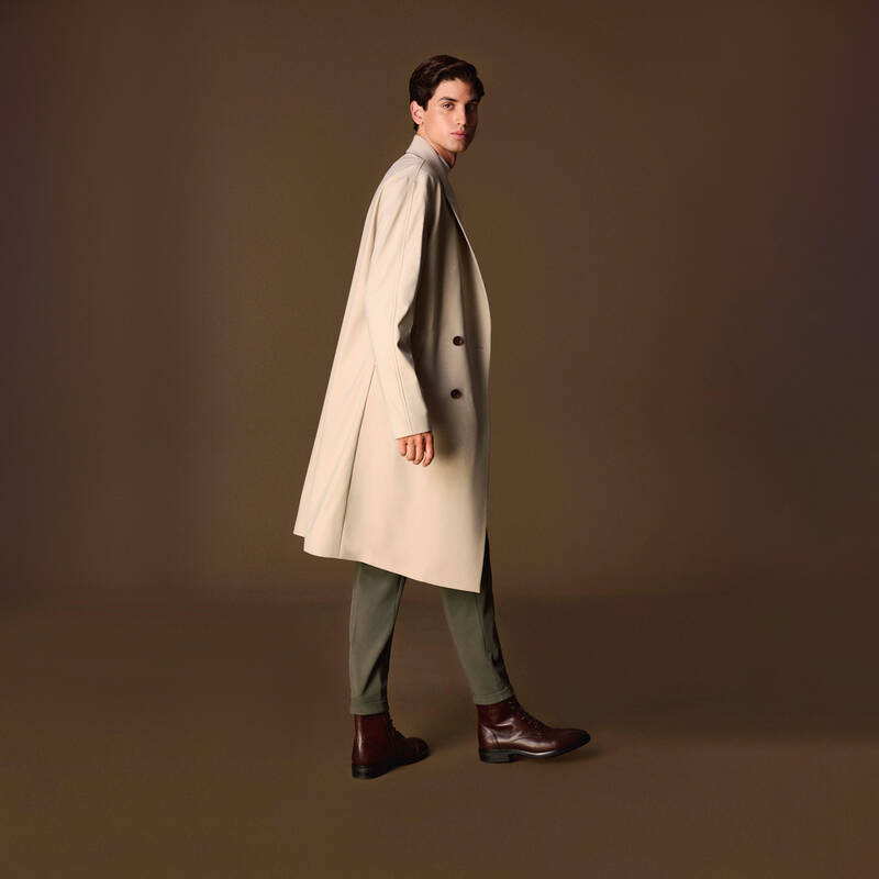 Carımbo Açık Bej Trençkot - 1