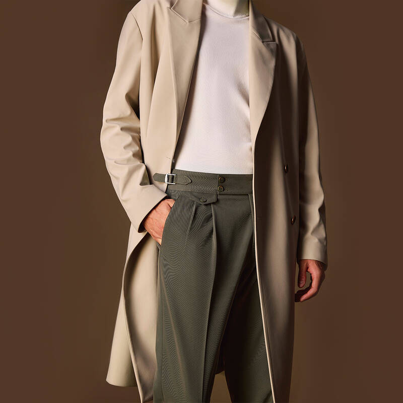 Carımbo Açık Bej Trençkot - 2