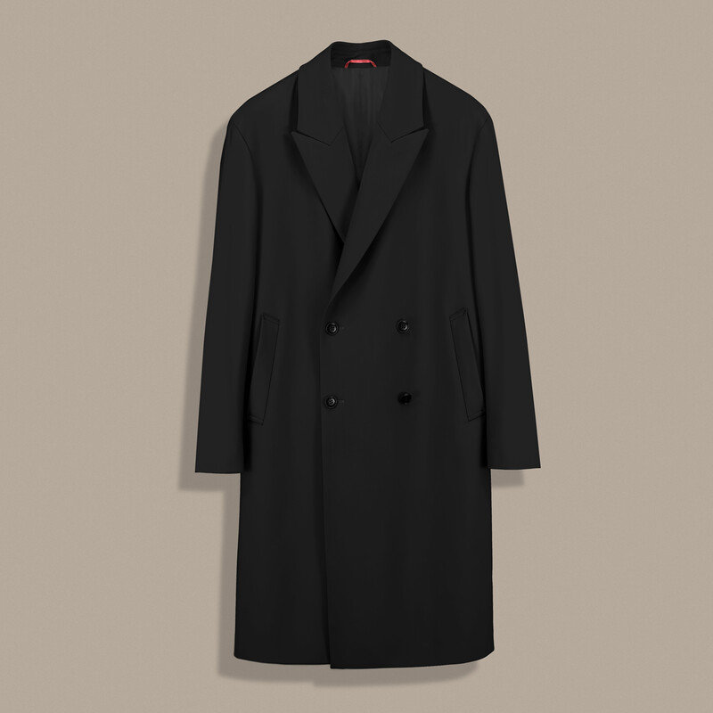 Carimbo Siyah Trençkot 