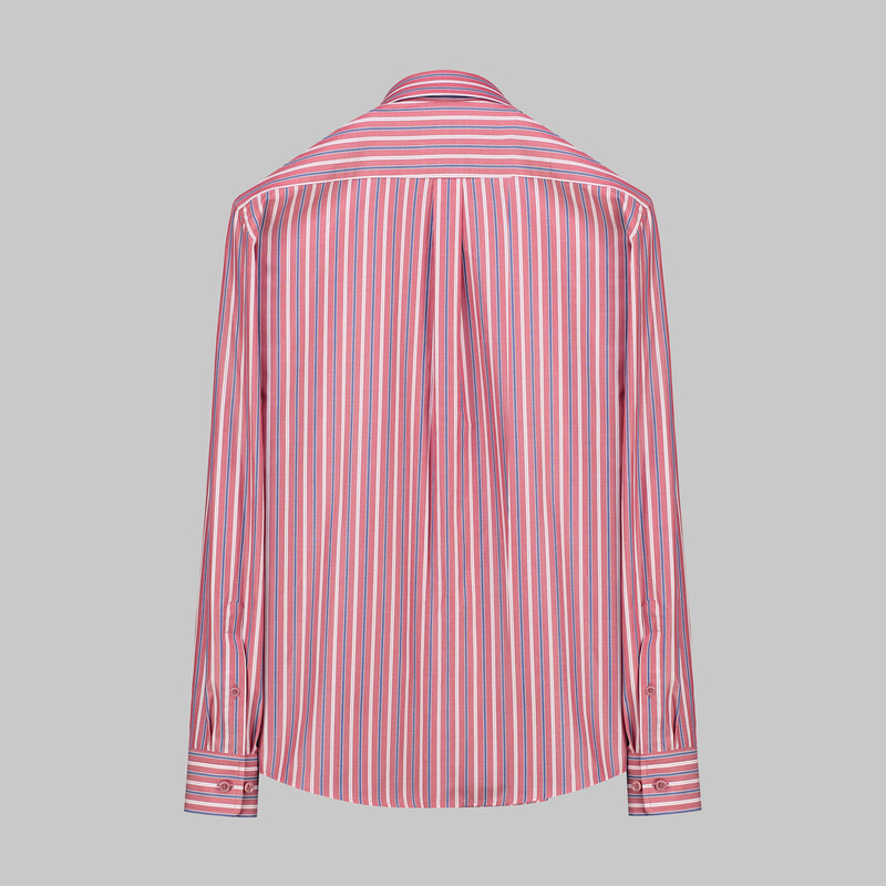 Carina Çizgili Kırmızı Gömlek - INTERVIEW