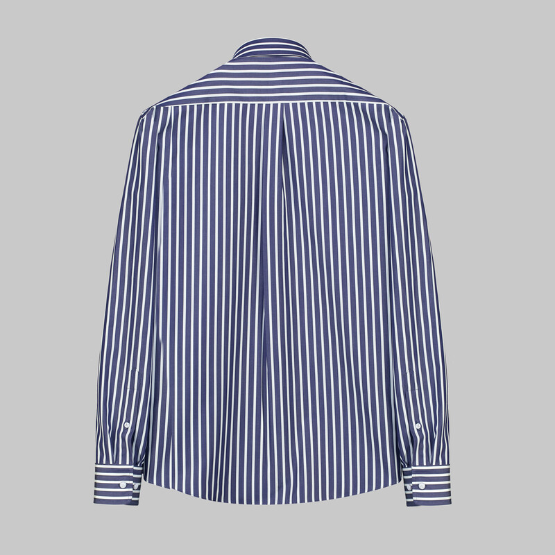 Carina Çizgili Lacivert Gömlek - INTERVIEW