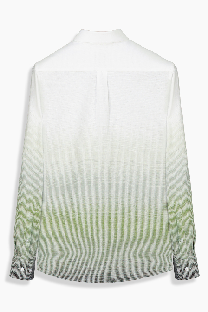 Carina Çizgili Yeşil Gömlek - 2