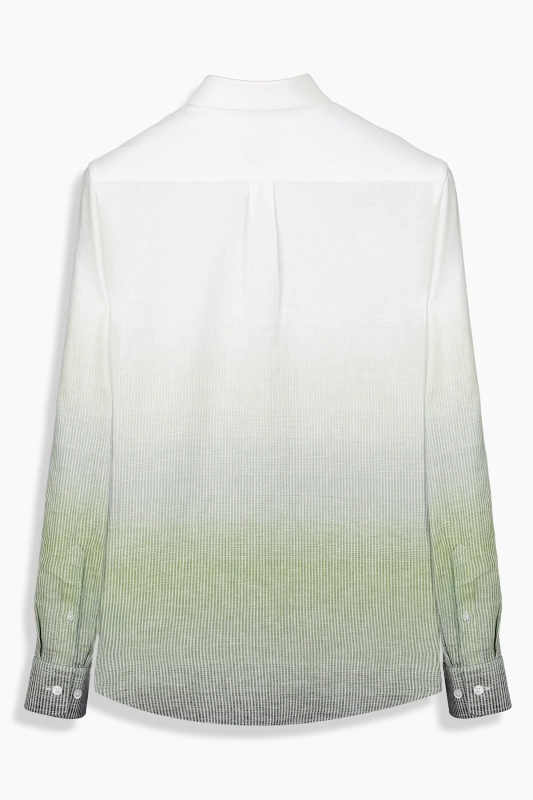 Carina Çizgili Yeşil Gömlek - INTERVIEW