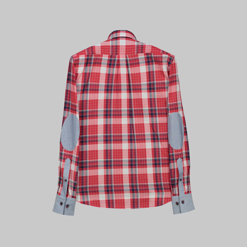 Carina Kırmızı Uzun Kol Gömlek - 2