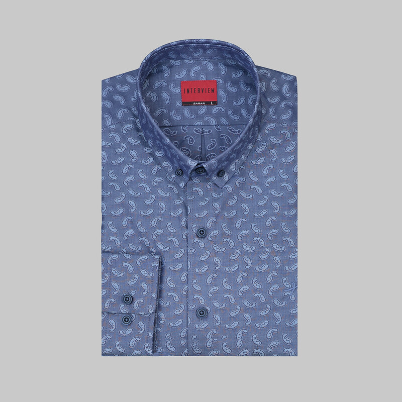 Carina Indigo Mavi Gömlek - INTERVIEW