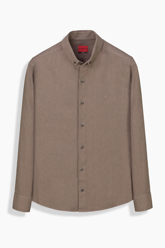 Carina Kahverengi Regular Gömlek 