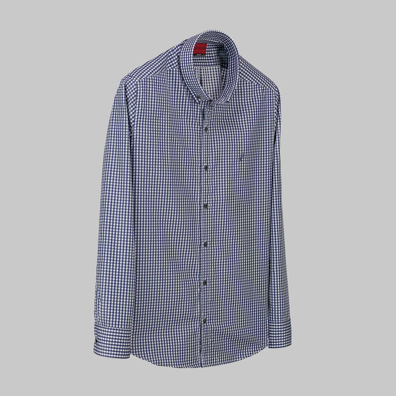 Carina Kareli Lacivert Gömlek - 1