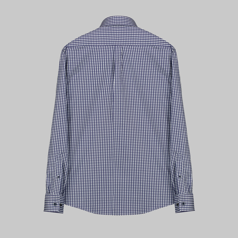 Carina Kareli Lacivert Gömlek - INTERVIEW