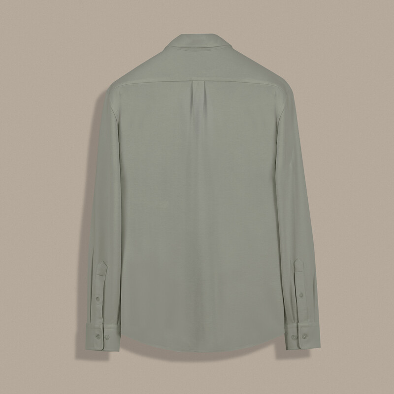 Carina Klasik Uzun Kol Haki Gömlek - INTERVIEW