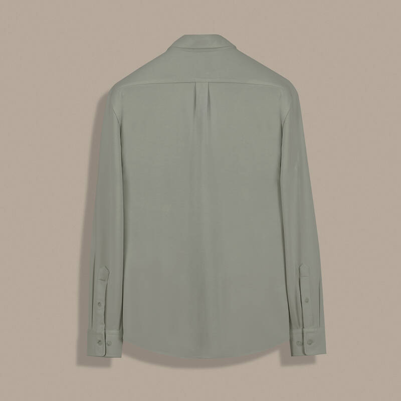 Carina Klasik Uzun Kol Haki Gömlek - 2