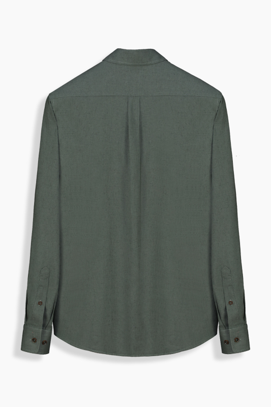 Carina Koyu Yeşil Regular Gömlek - INTERVIEW