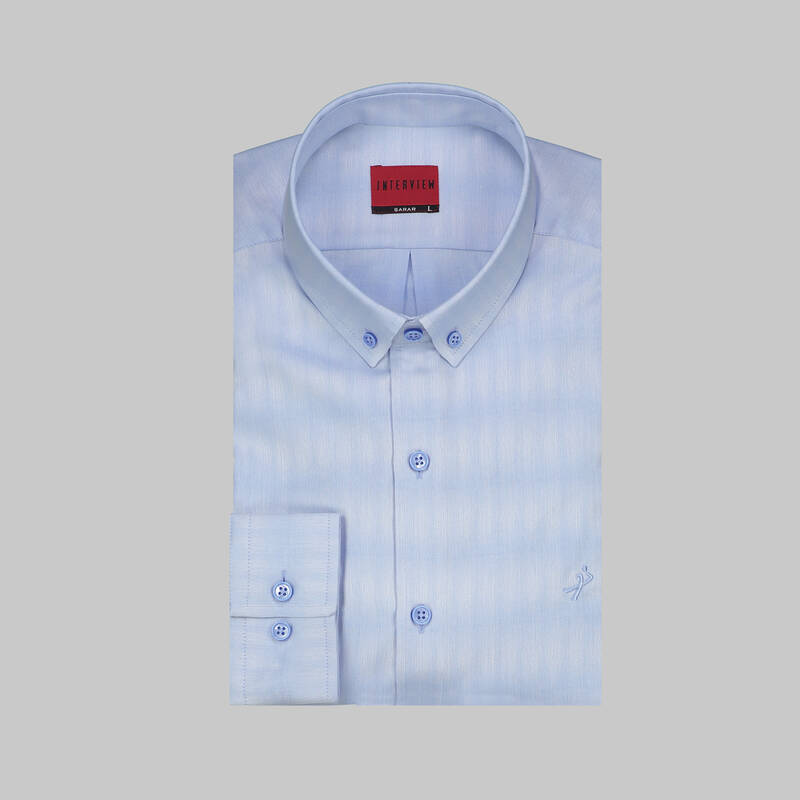 Carina Mavi Desenli Gömlek - 3