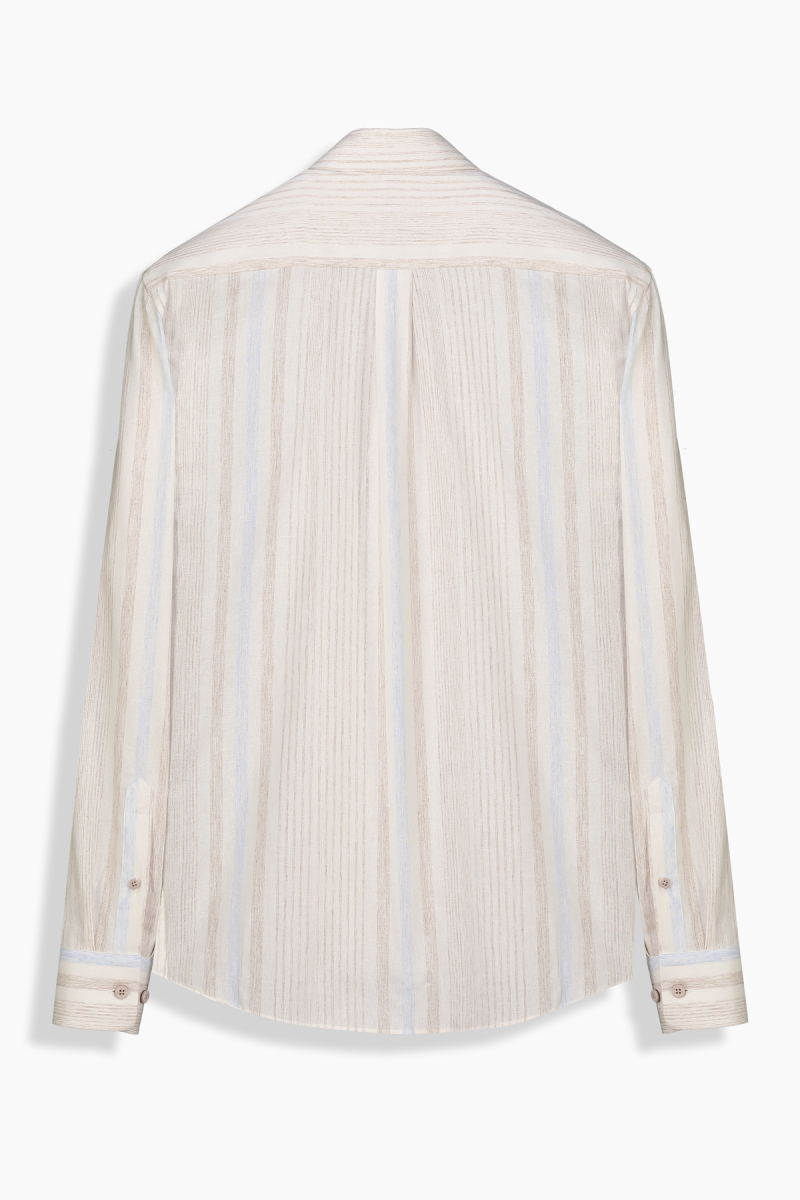 Carina Regular Uzun Kol Kahverengi Gömlek - 2