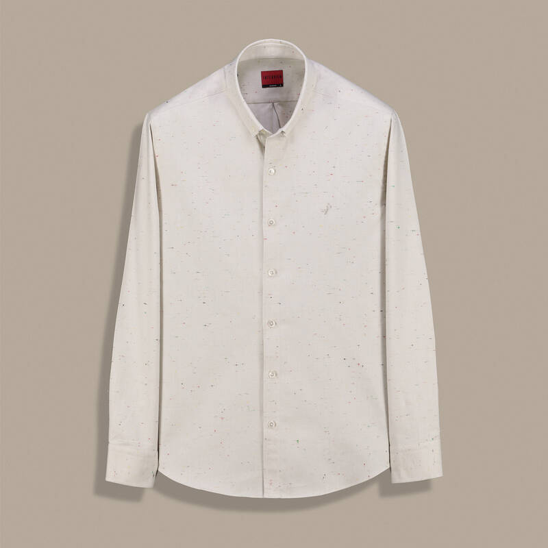 Carina Klasik Bej Gömlek - 1