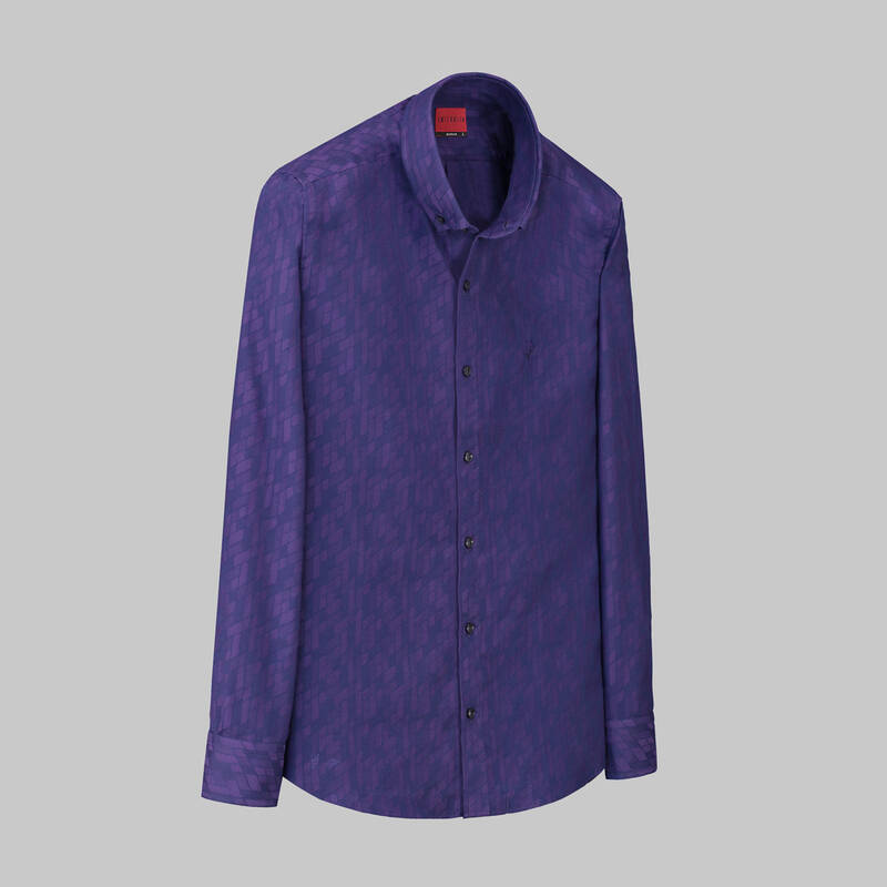 Carina Mor Desenli Gömlek - 1