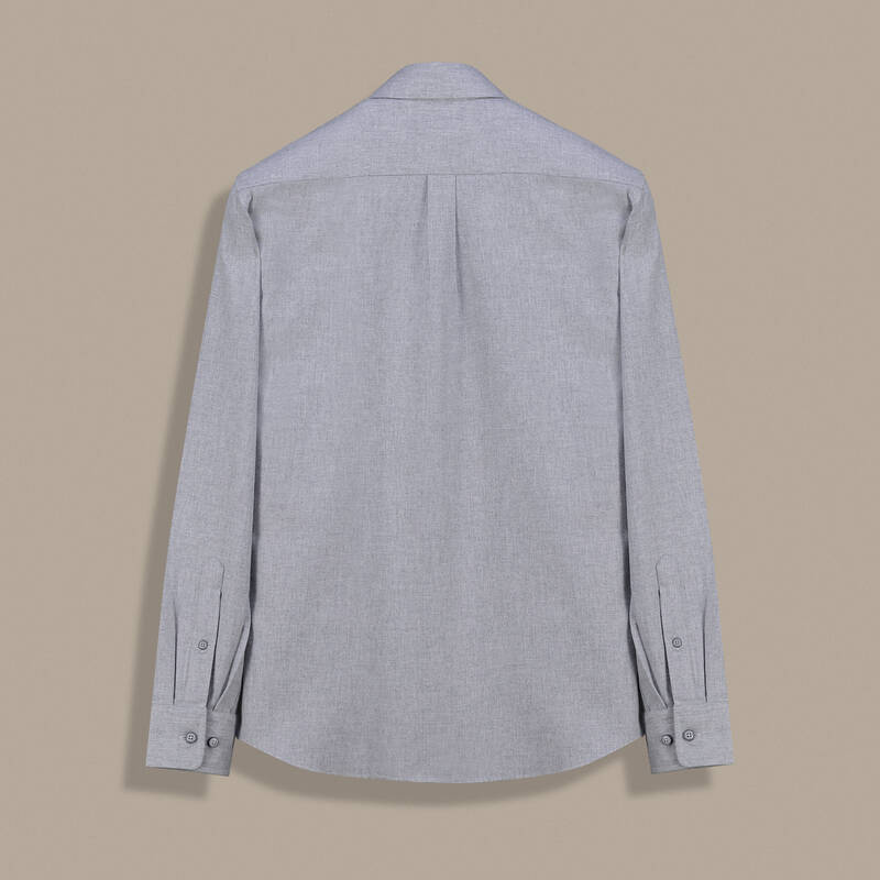 Carina Uzun Kol Açık Gri Gömlek - 2