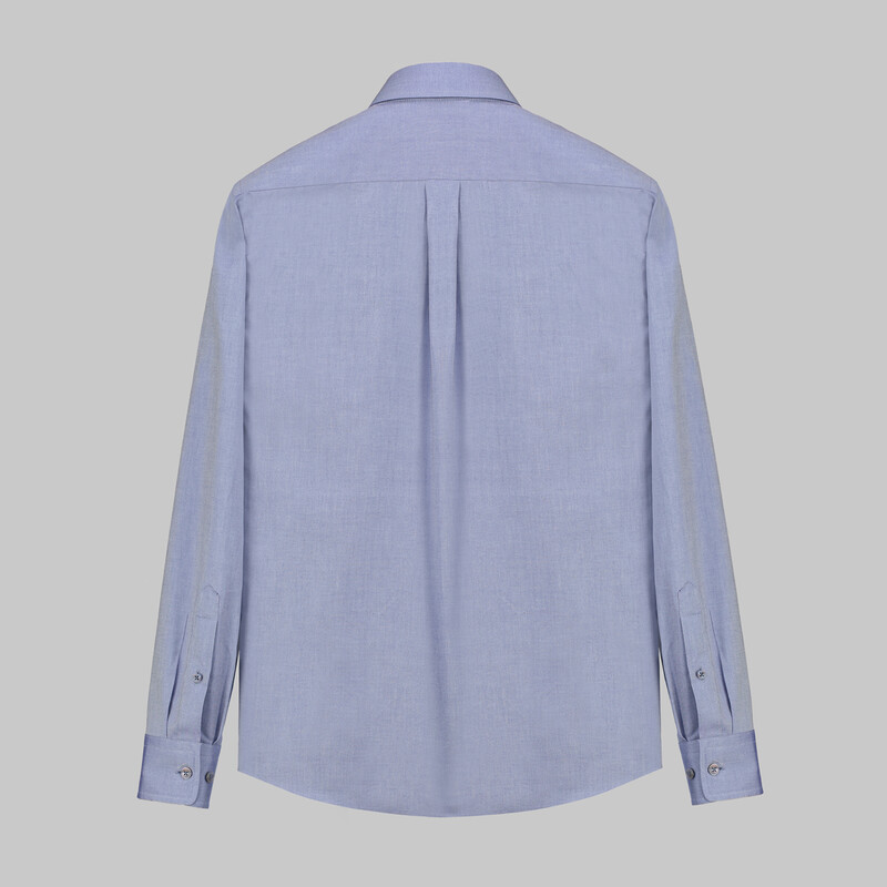 Carina Pamuklu İndigo Mavi Pamuklu Gömlek - INTERVIEW