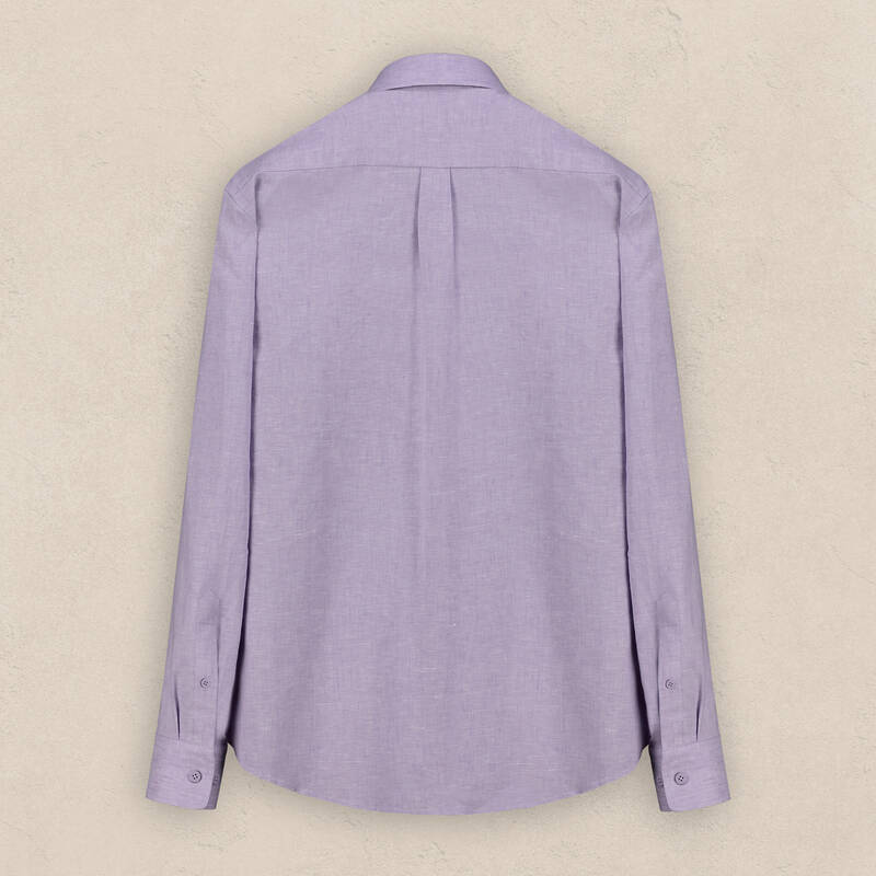 Carina Uzun Kol Lila Gömlek - 2