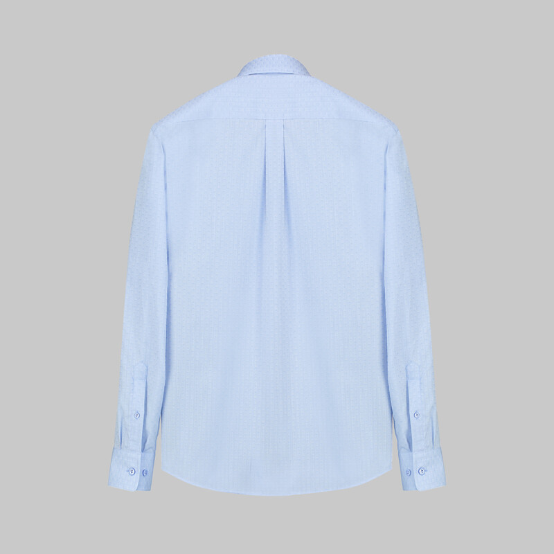 Carina Uzun Kol Mavi Slim Gömlek - INTERVIEW