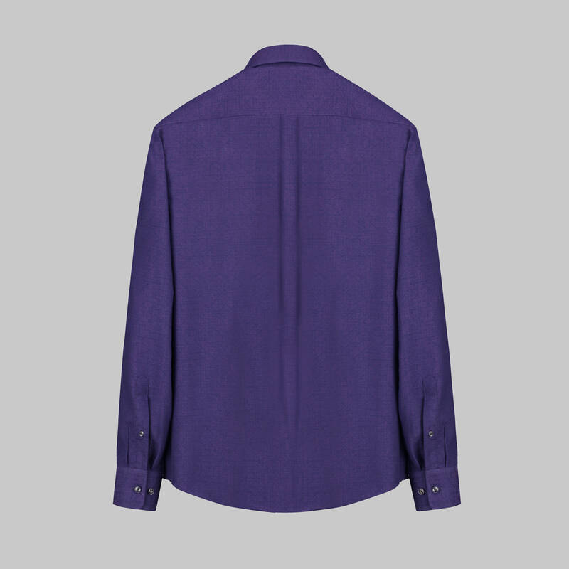 Carina Desenli Mor Gömlek - 2