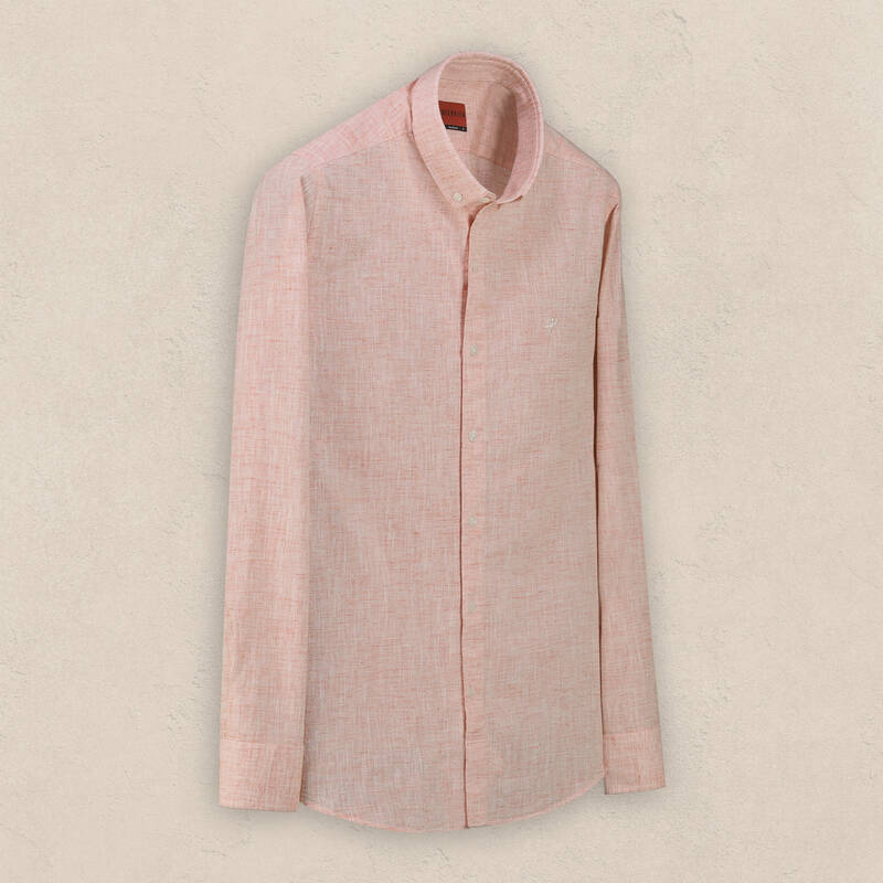 Carina Uzun Kol Turuncu Gömlek - 1