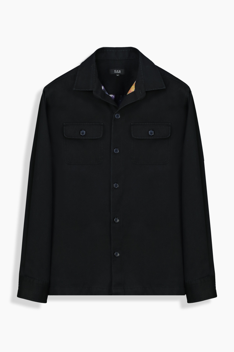 Carmos Siyah Regular Gömlek - 1