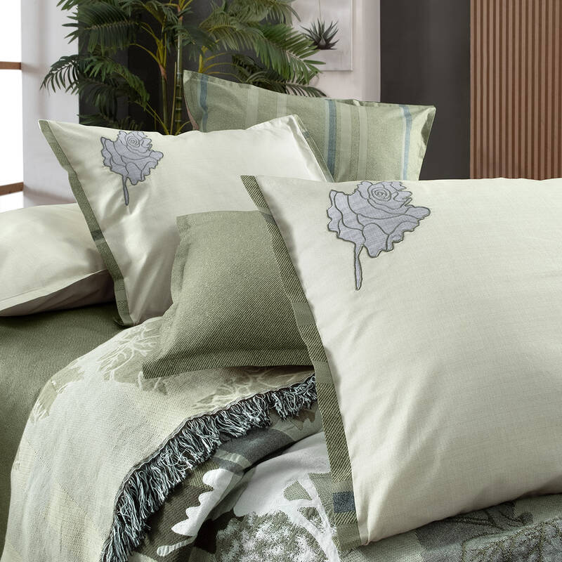 Carnala Pike Takımı Tek Kişilik Yeşil - 3