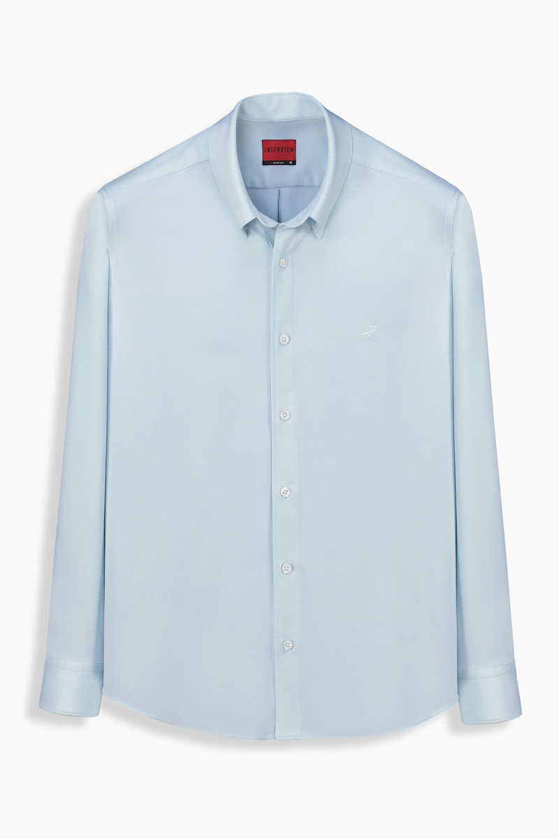 Casper Uzun Kol Açık Mavi Gömlek - 1