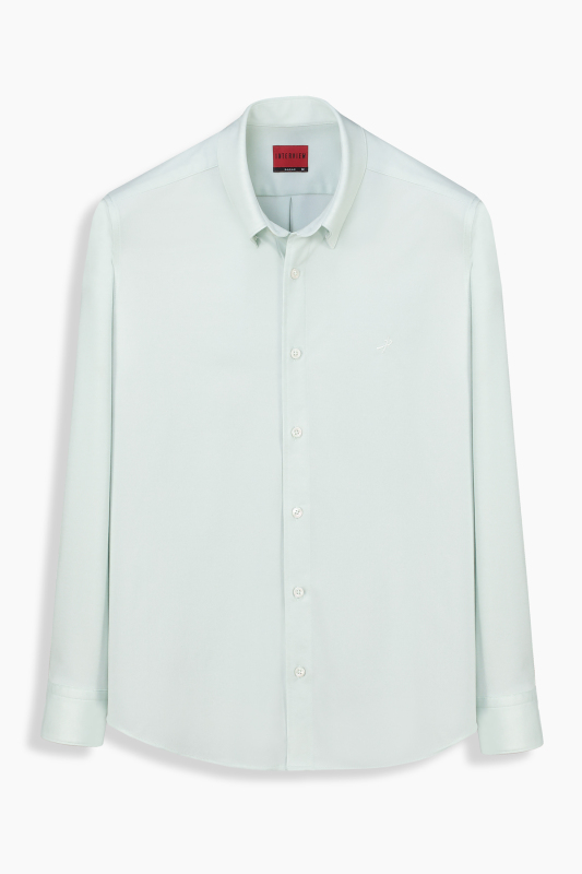 Casper Uzun Kol Açık Yeşil Gömlek 