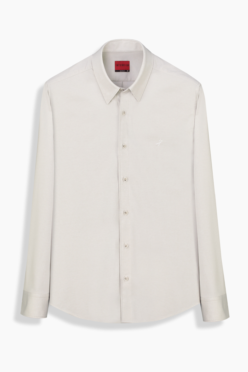 Casper Uzun Kol Bej Gömlek - 1