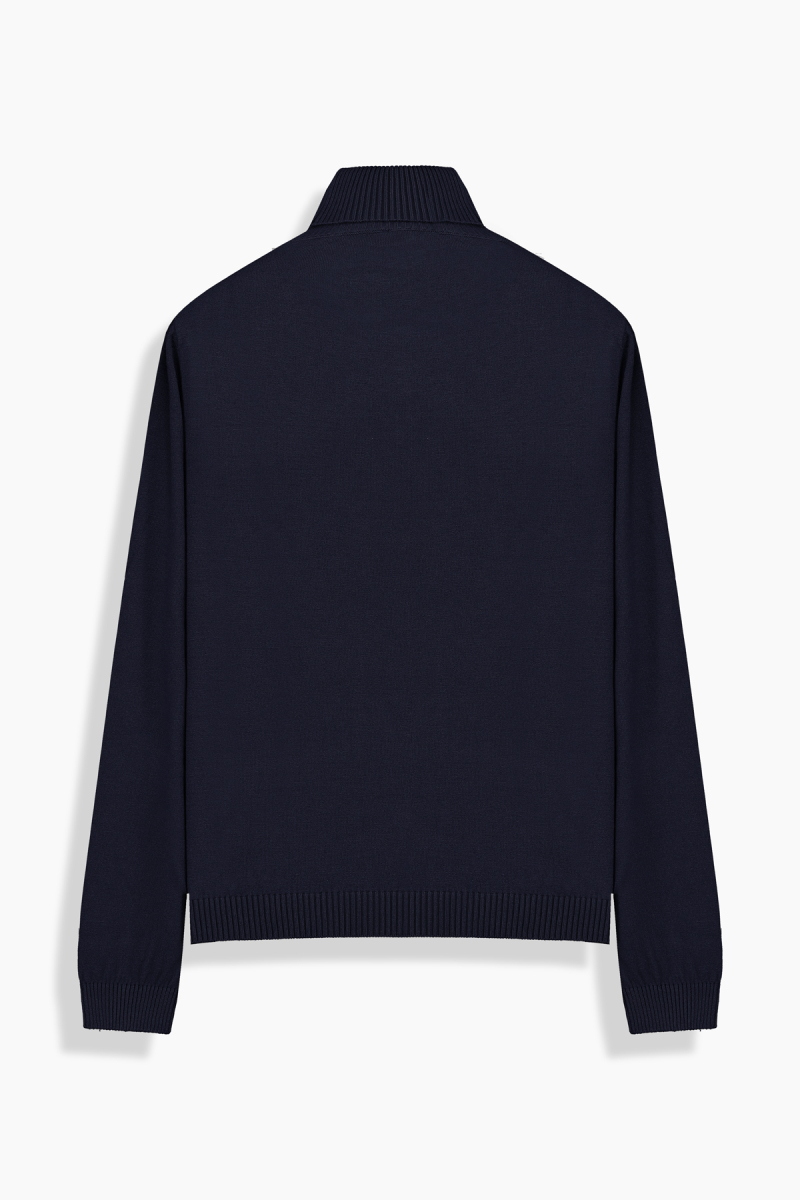 Chic Tam Balıkçı Lacivert Triko - 2