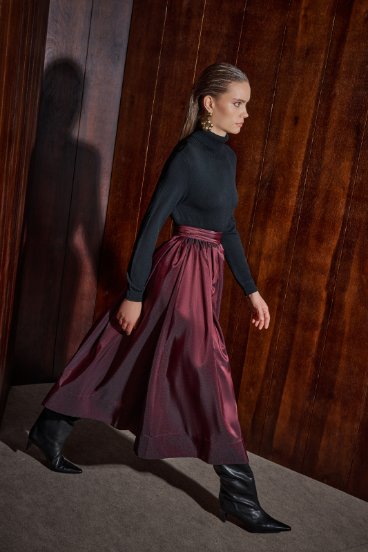 Chic Tam Balıkçı Siyah Triko 