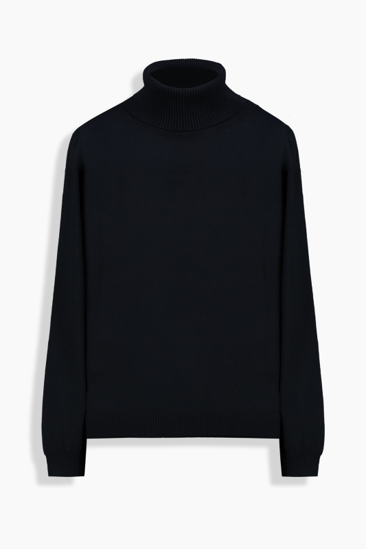 Chic Tam Balıkçı Siyah Triko - SARAR WOMAN